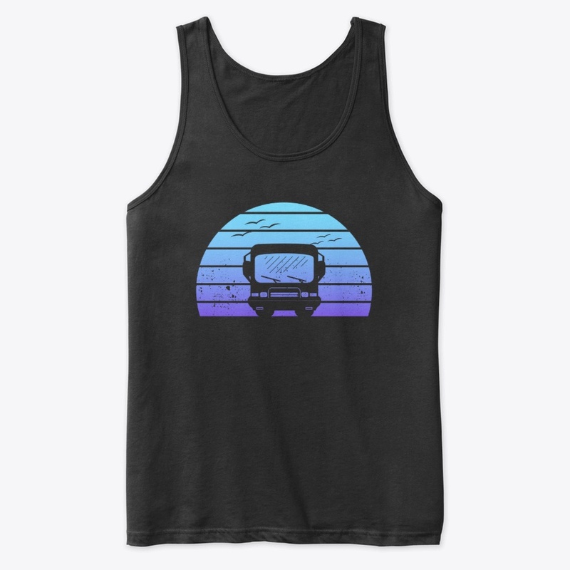 Classic Motorhome Silhouette Sunset Gift