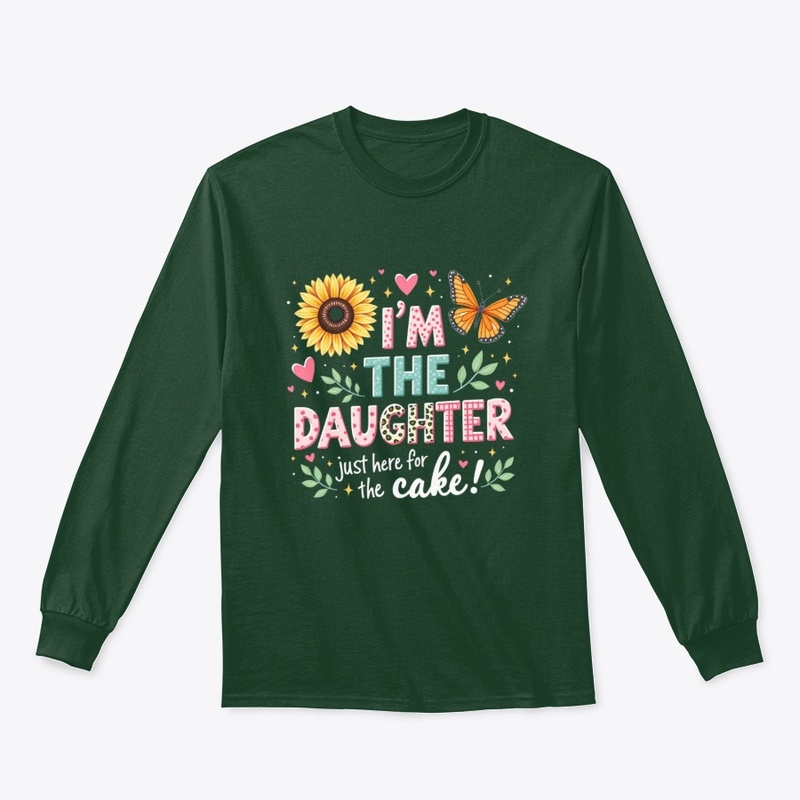 Funny Daughter Sunflower Butterfly Tee