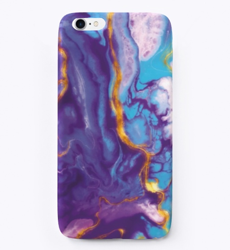 Violet Marble iPhone case
