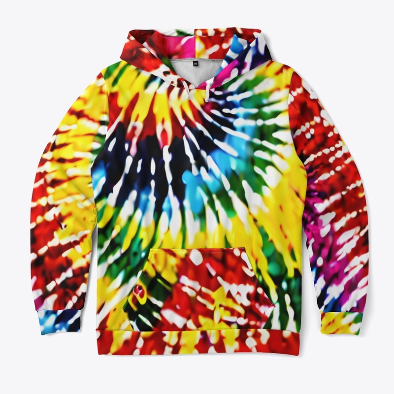 Tie-Dye Swirl All-Over Print
