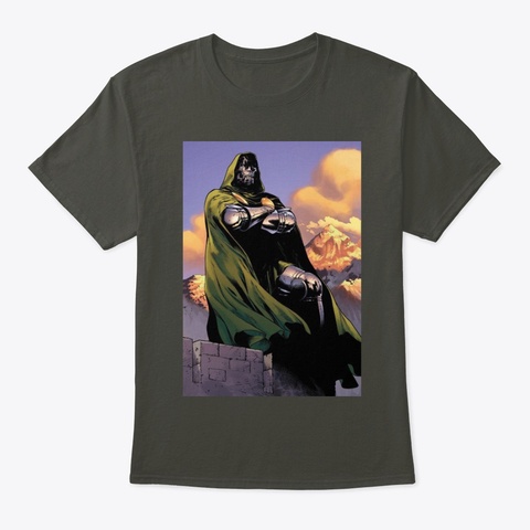 Doctor Doom Latveria Shirt Smoke Gray áo T-Shirt Front