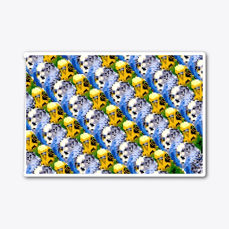 Kiwi and Pixel - Pixelated