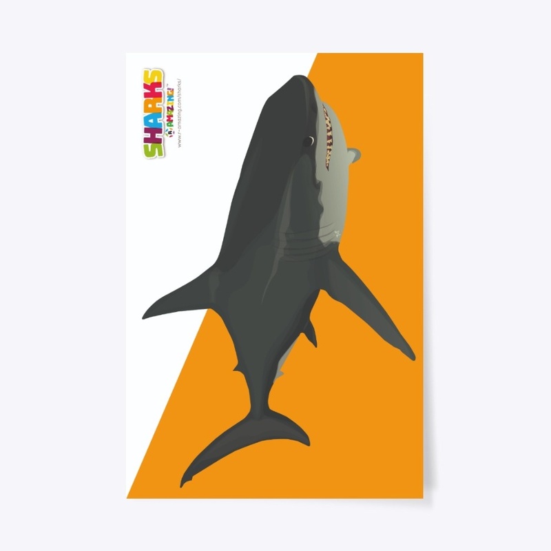 Large Shark Poster