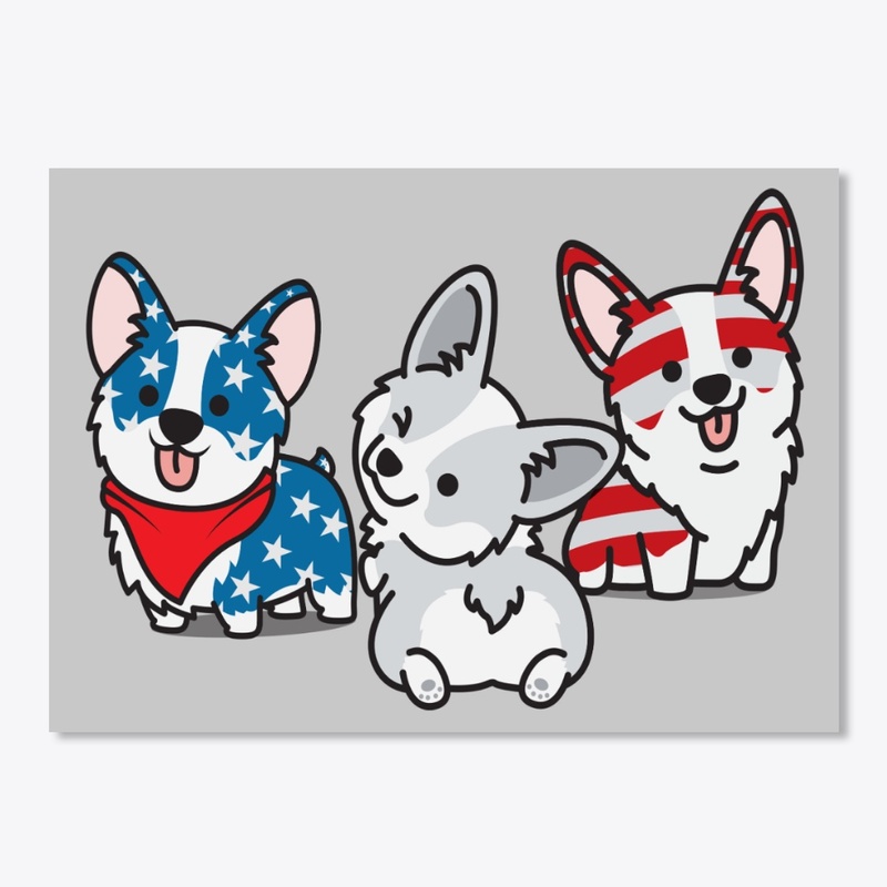 Patriotic 4th Of July Corgi Lover Gift