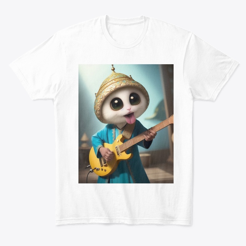 Very Cute Creature Jamming on Guitar
