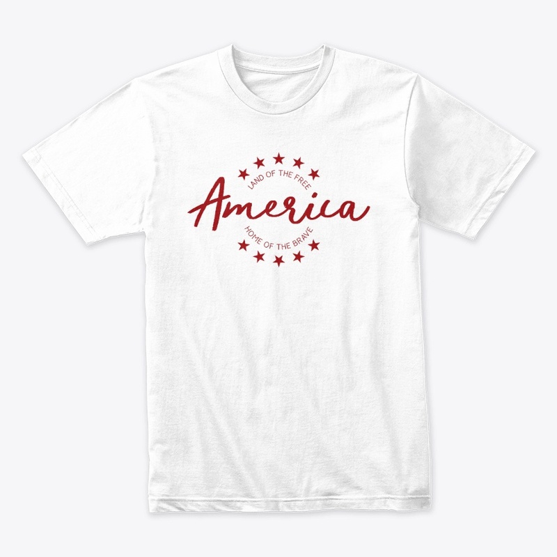 " America "  FREE AND BRAVE