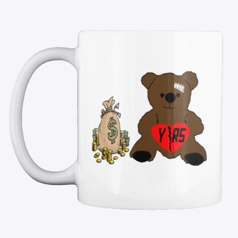 White YRS Bear Face Mask