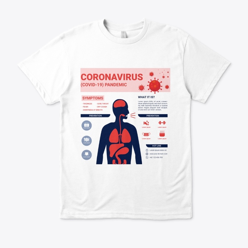 T-shirt Coronavirus, go away!!!