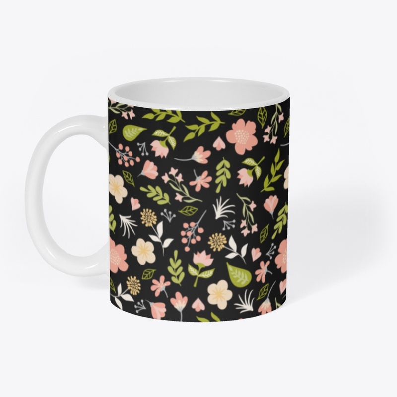 Spring grass and flowers