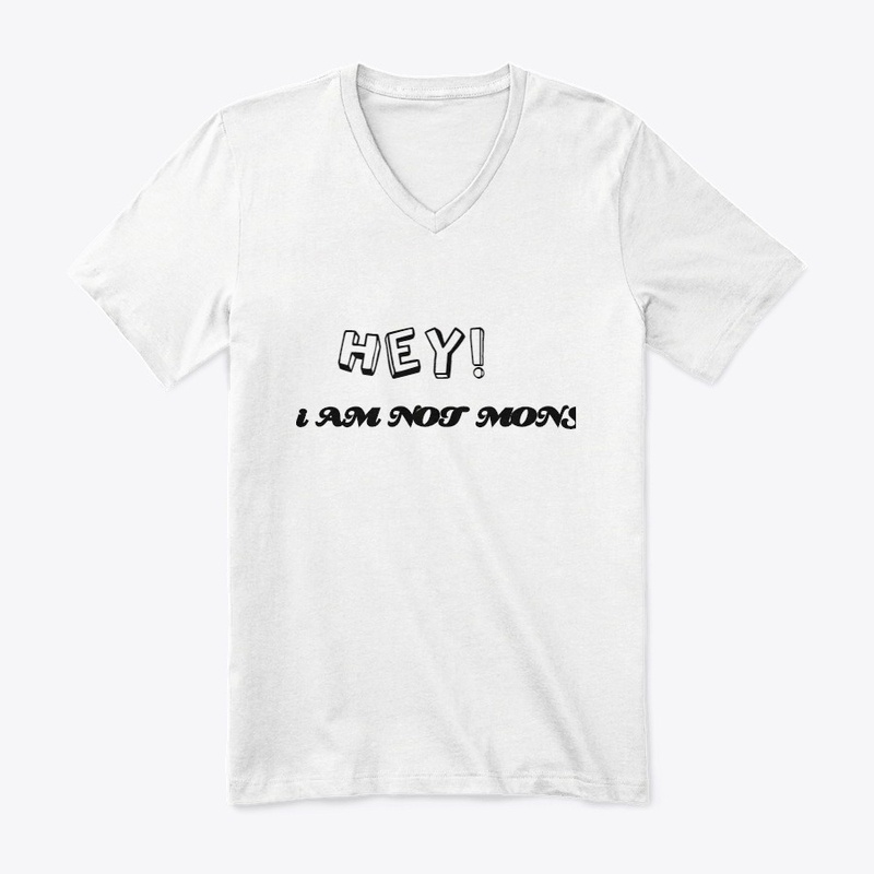 MONSTAR WORDS on t shirt  for uni-sex