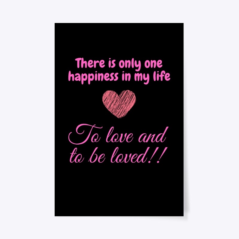 To love and to be loved