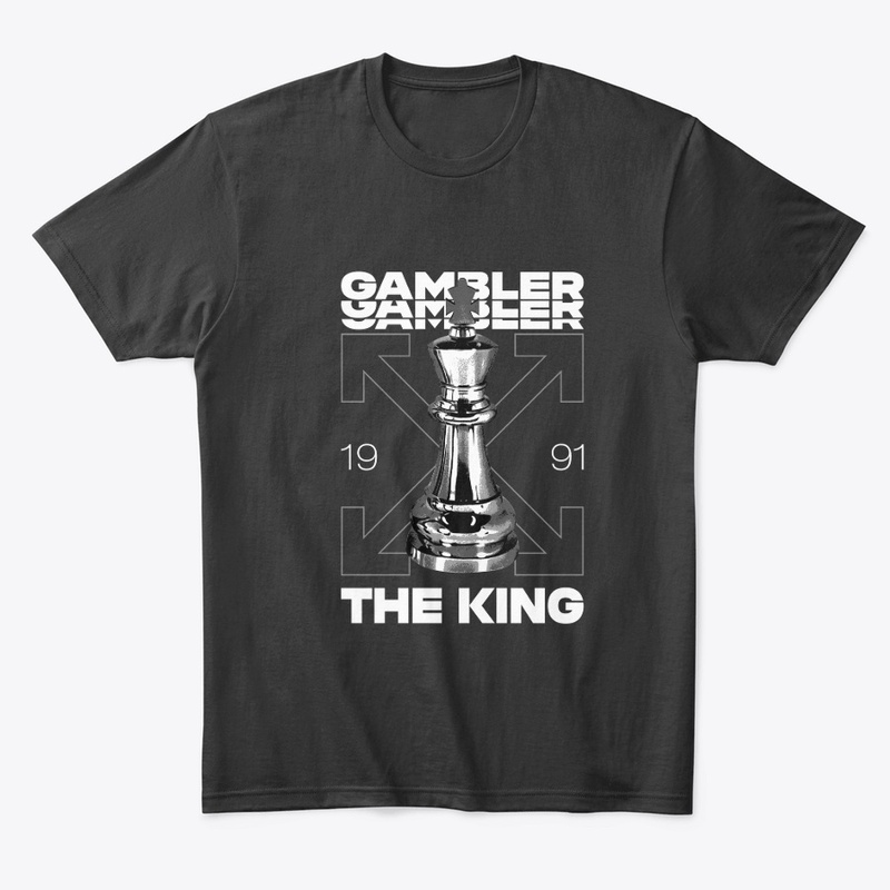 T-shirt GAMBLER THE KING 