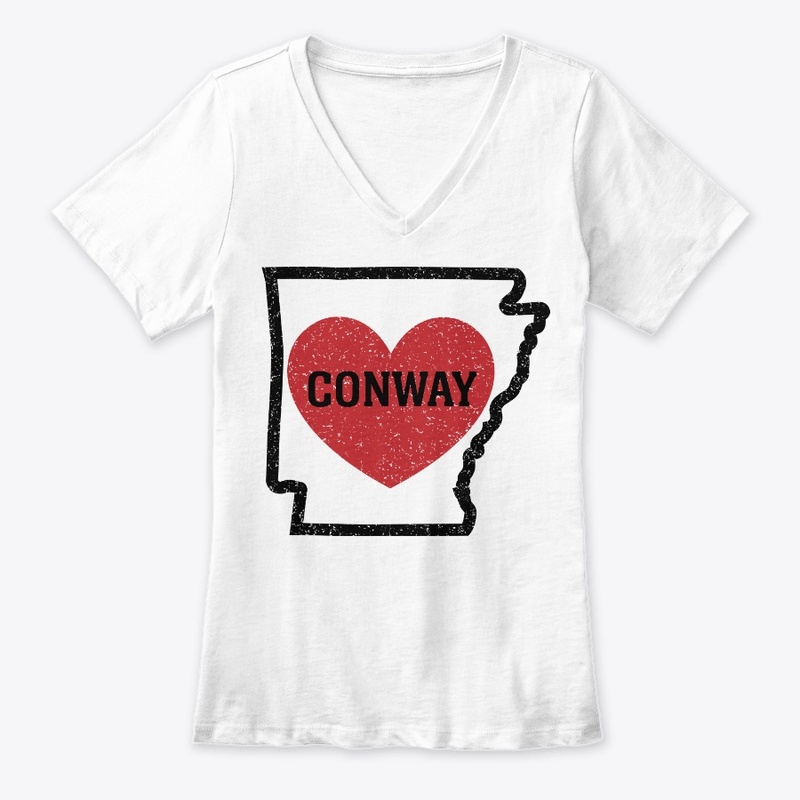 I love Conway Arkansas Heart Design