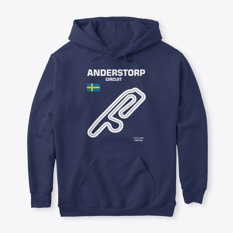 Anderstorp Circuit Track Outline shirt
