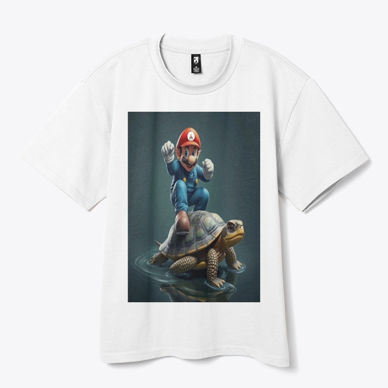 Plumber Stomping on Turtle