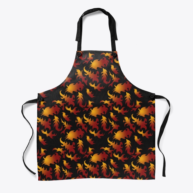 Abstract Flames Pattern