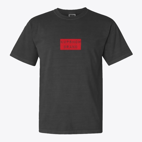 Red Tone Kupshow Brand T Black T-Shirt Front