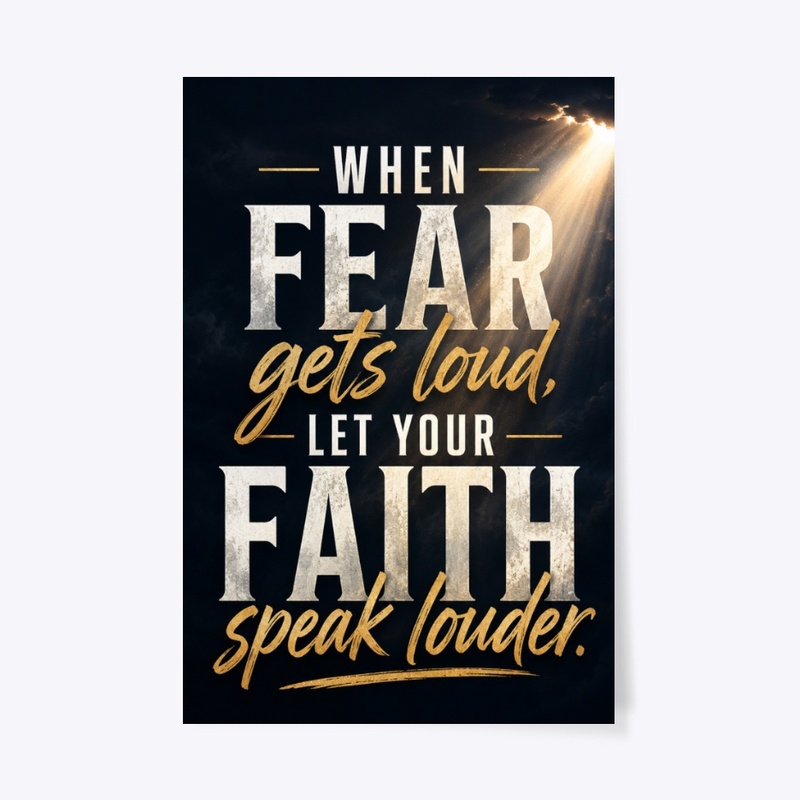 Faith Speaks Louder Print