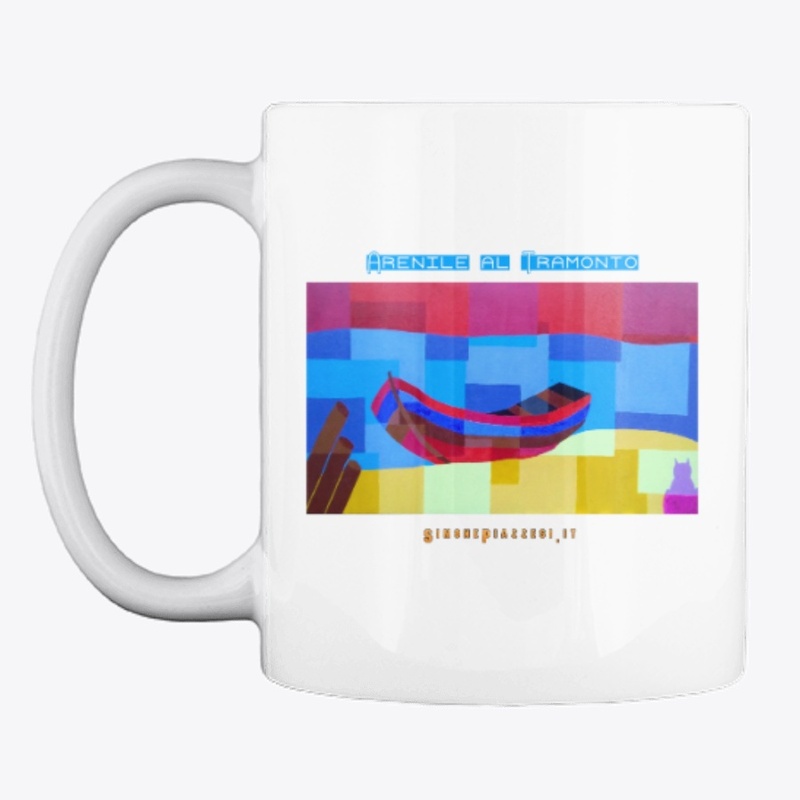 Arenile al tramonto tazza