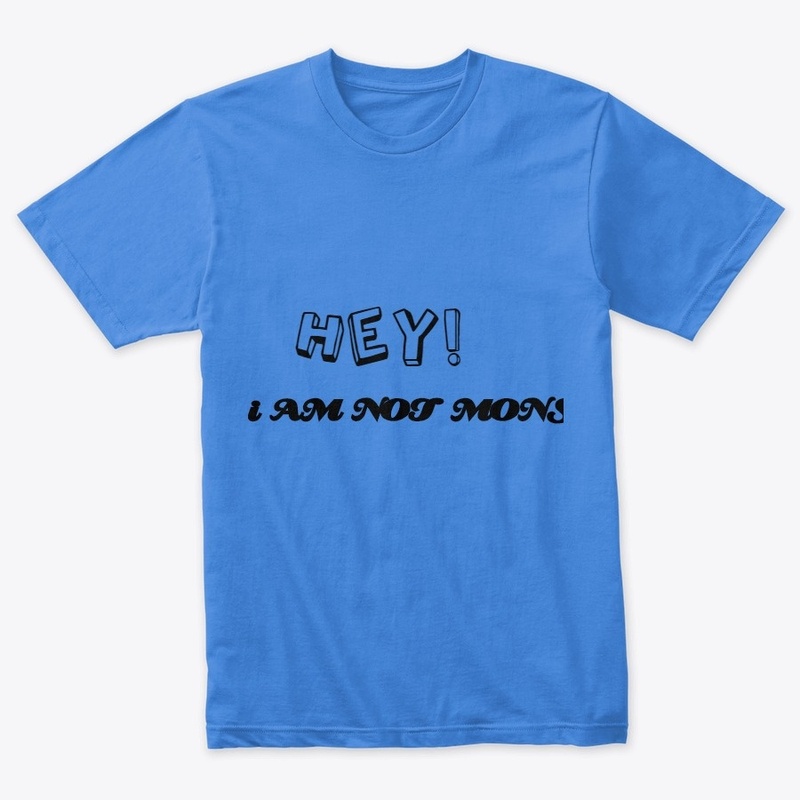 MONSTAR WORDS on t shirt  for uni-sex