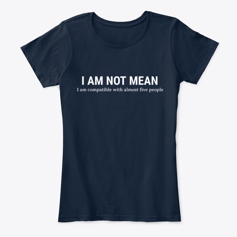 Not mean funny simple phrase 