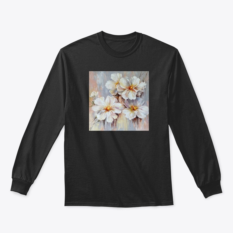 Modern Abstract Floral Painting Print