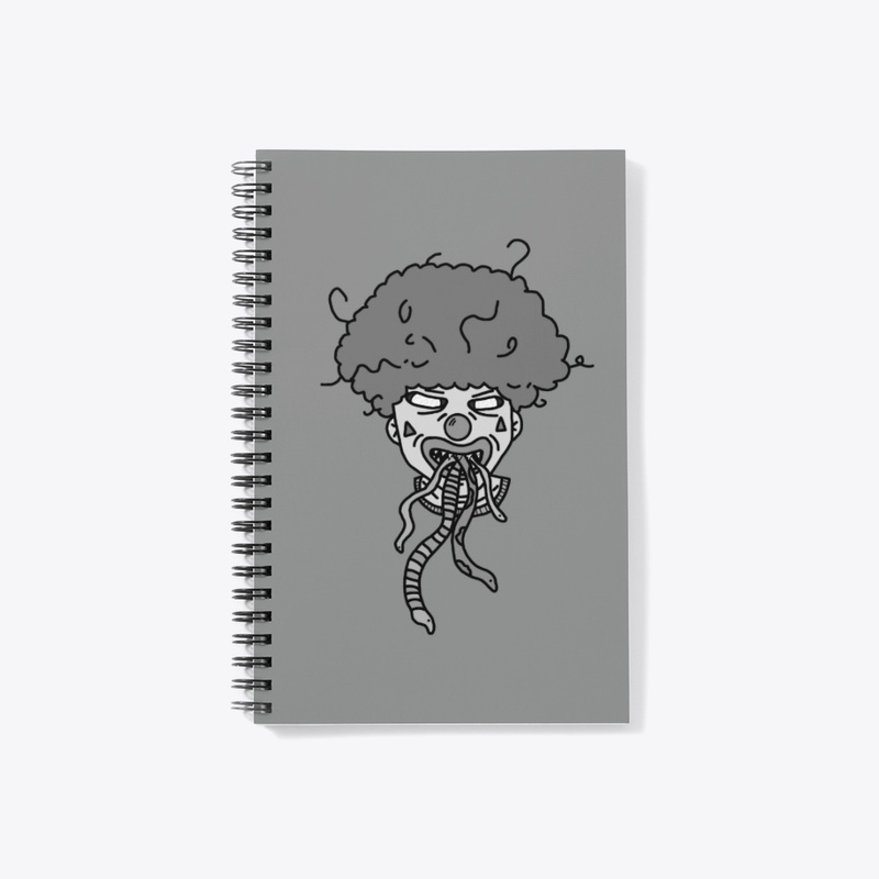 Clown and Snakes Other (BW)