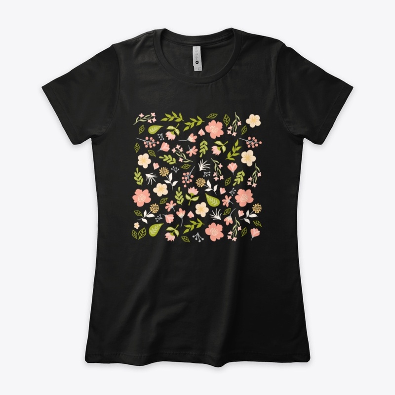 Spring grass and flowers