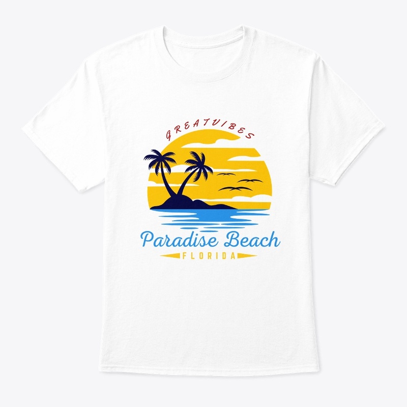  “PARADISE BEACH" Florida Retro Tshirt