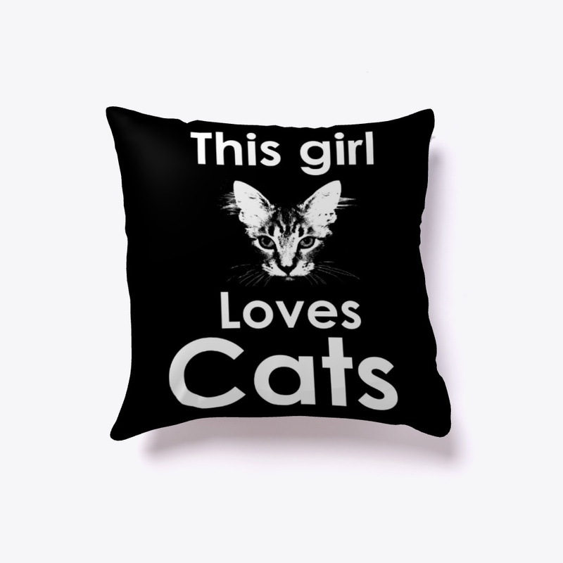 This girl loves cats