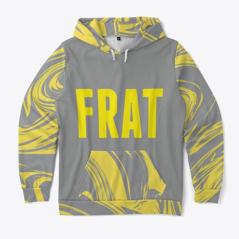 Gray and Gold Swirl Frat 