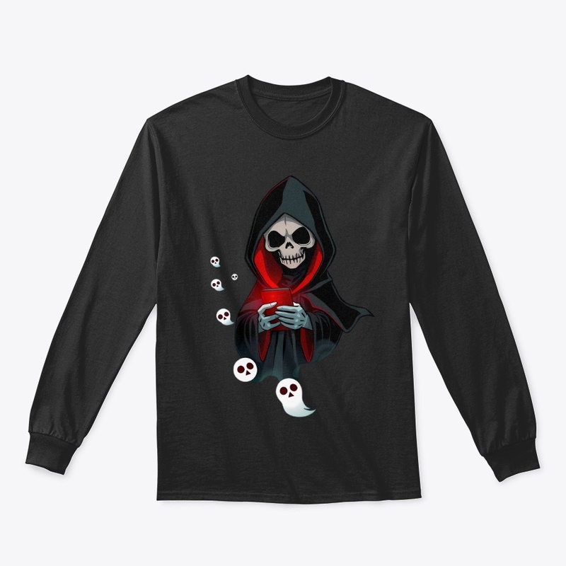 Grim Reaper with Phone