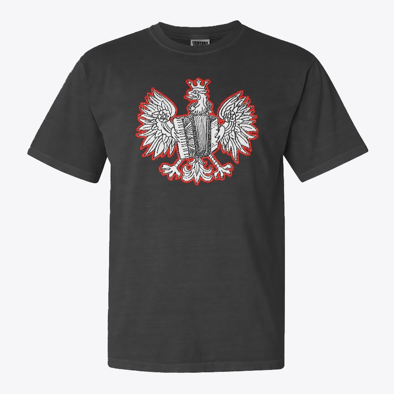 Polish Eagle with accordion