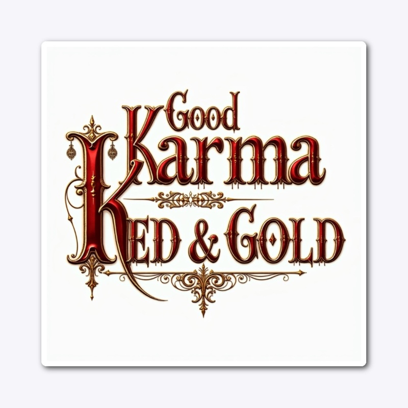Good Karma wears Red and Gold