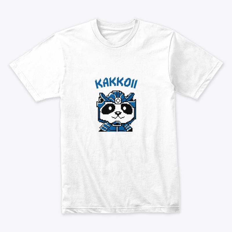 Kakkoii, handsome samurai Panda in 8-bit