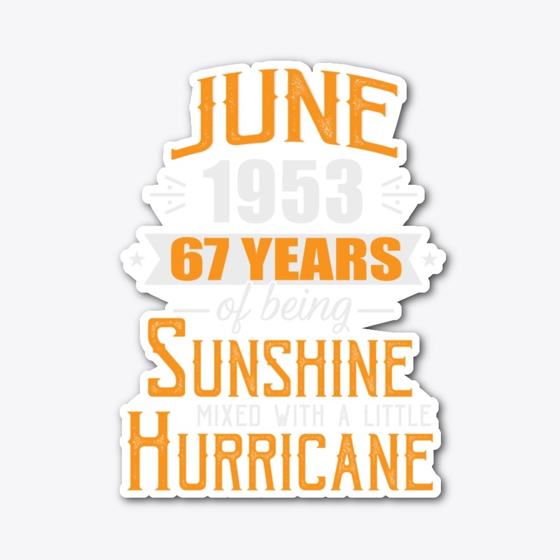 June 1953, 67 Years Anniversary Gift