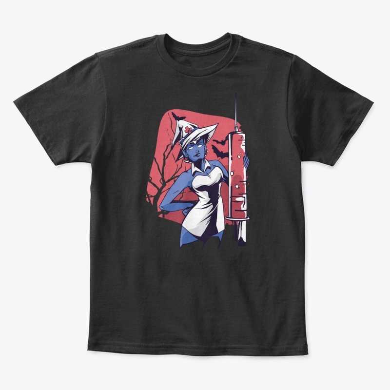 Nurse Witch Premium Scoop T-Shirt