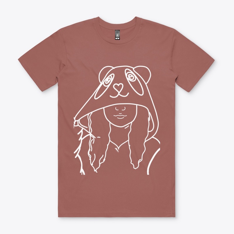 Outline Aesthetic Panda 