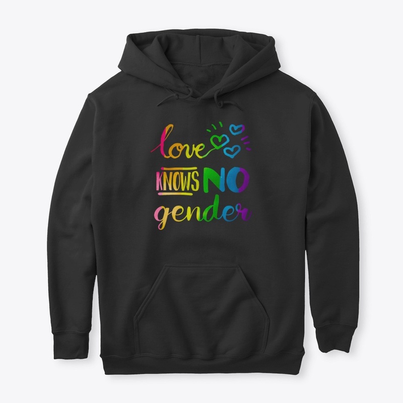 Rainbow Love Knows No Gender LBGT Month
