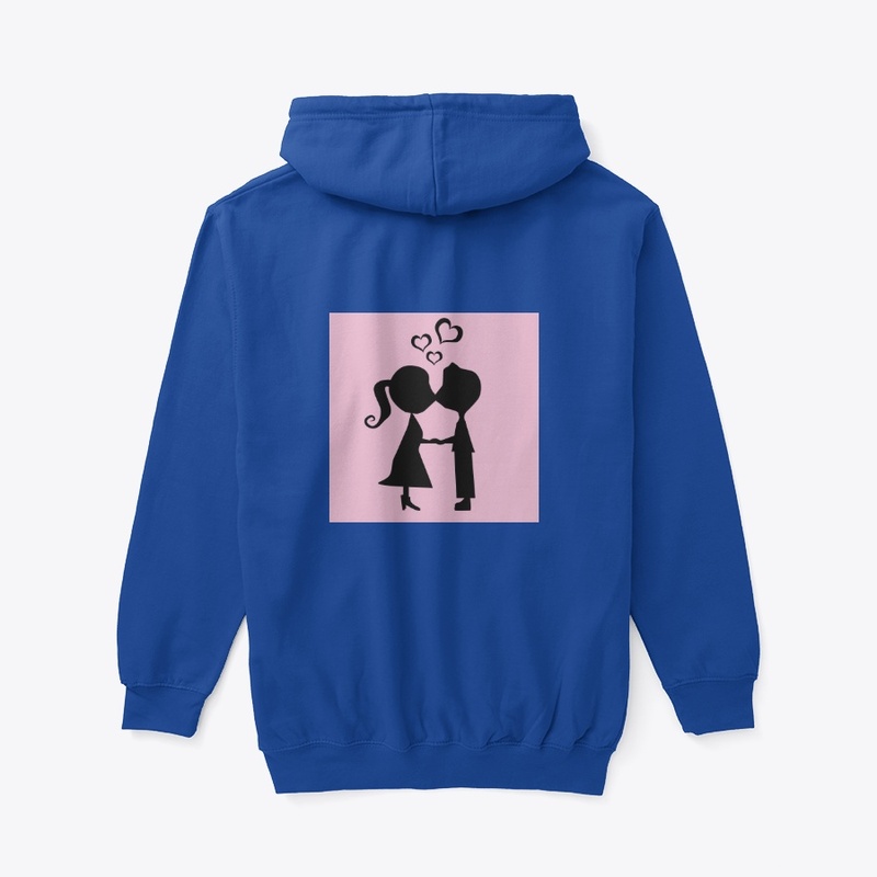Couple hooded jumper