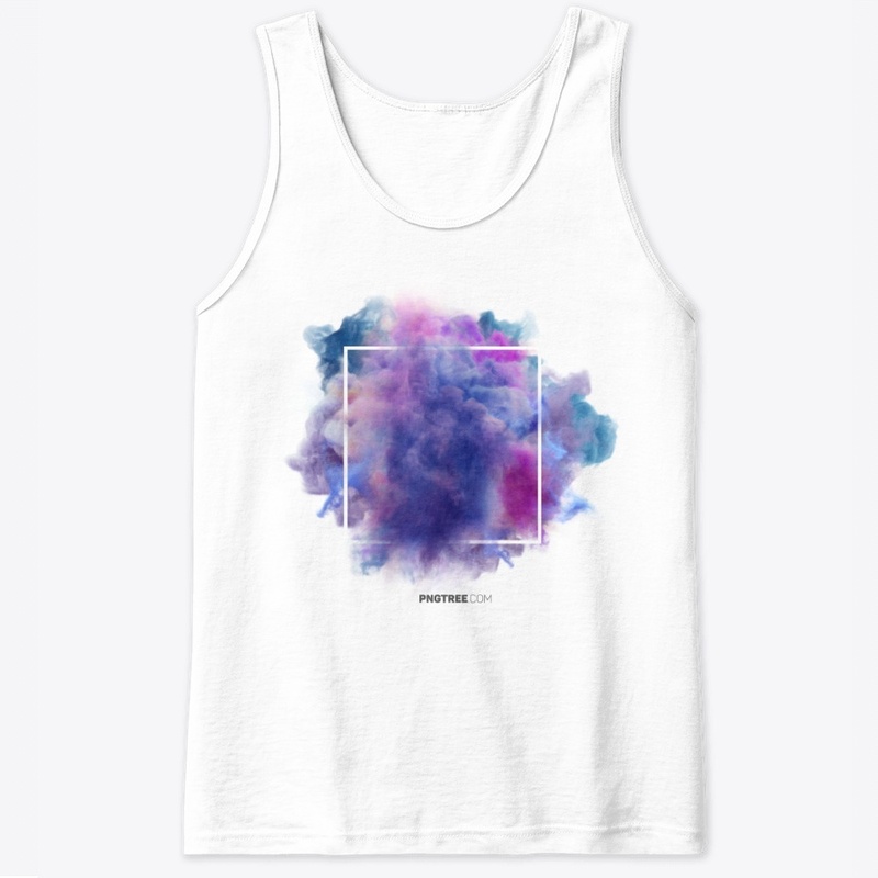 Colored smoke T -shirt