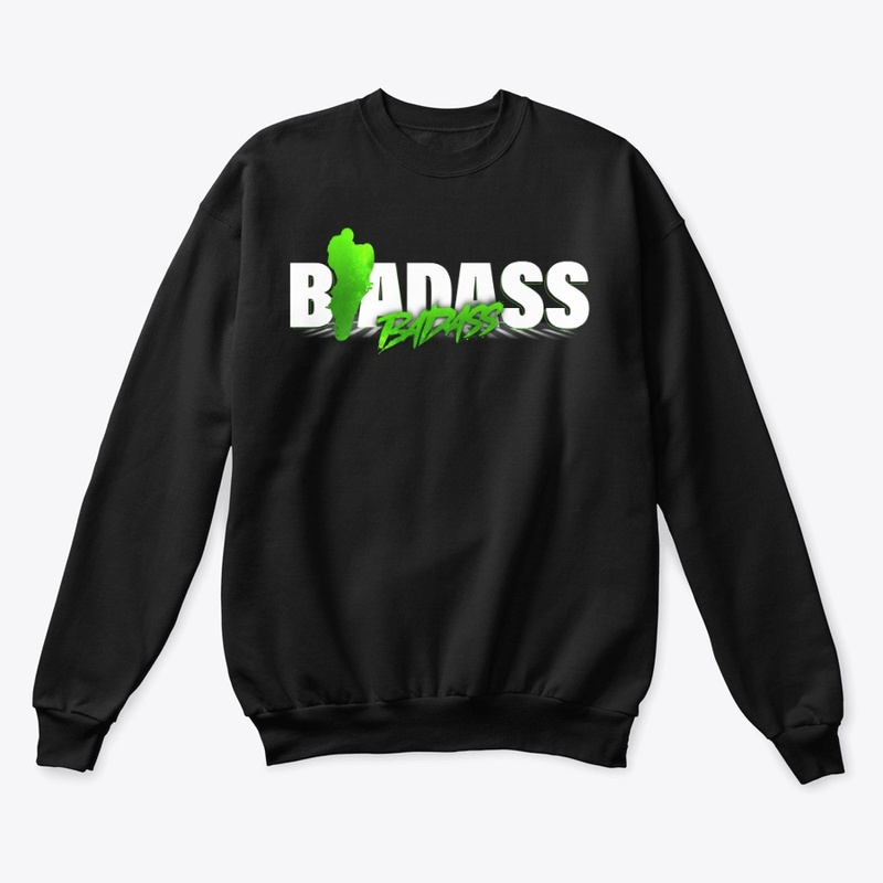 stunt badass white print