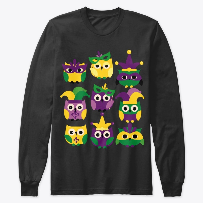 Mardi Gras Gift For Owl Lover