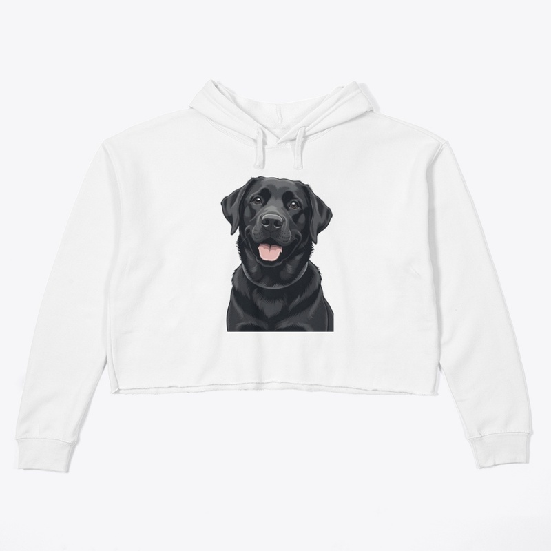 Happy Black Labrador Retriever