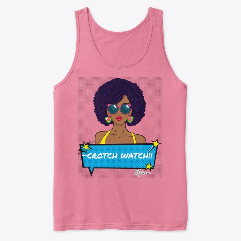 Crotch Watch Pop Art Afro Woman