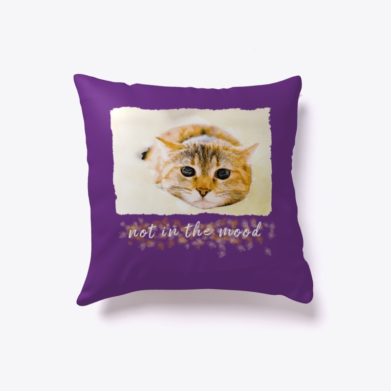 Cat Not In The Mood Art No 1 - Cat