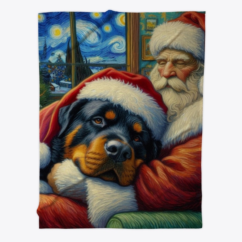 Rottweiler & Santa