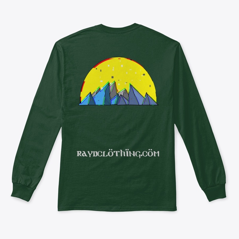 Glitchy mountain morning