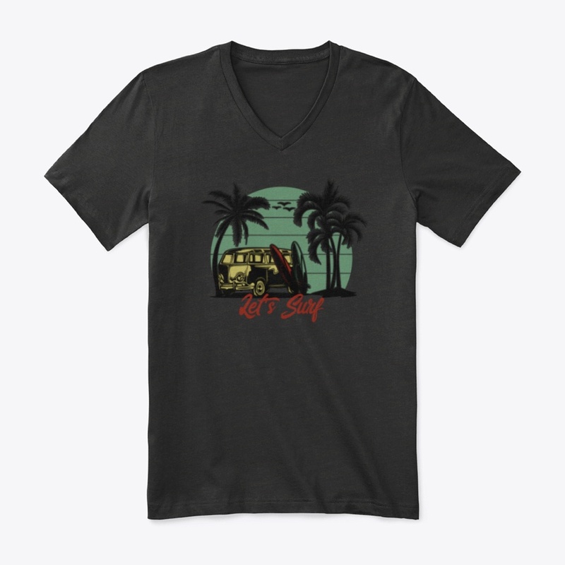 Let's surf unisex T-shirt