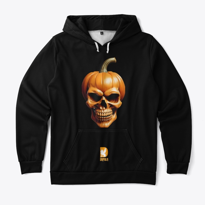 Skull Pumpkin Halloween Art
